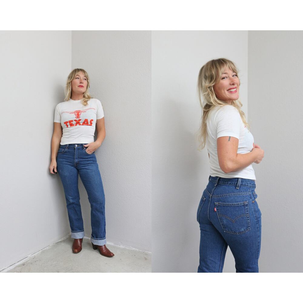 Early 2000's Vintage Levi's Boot Cut 517 Jeans ~ Women's XS SM 28" to 29" Waist